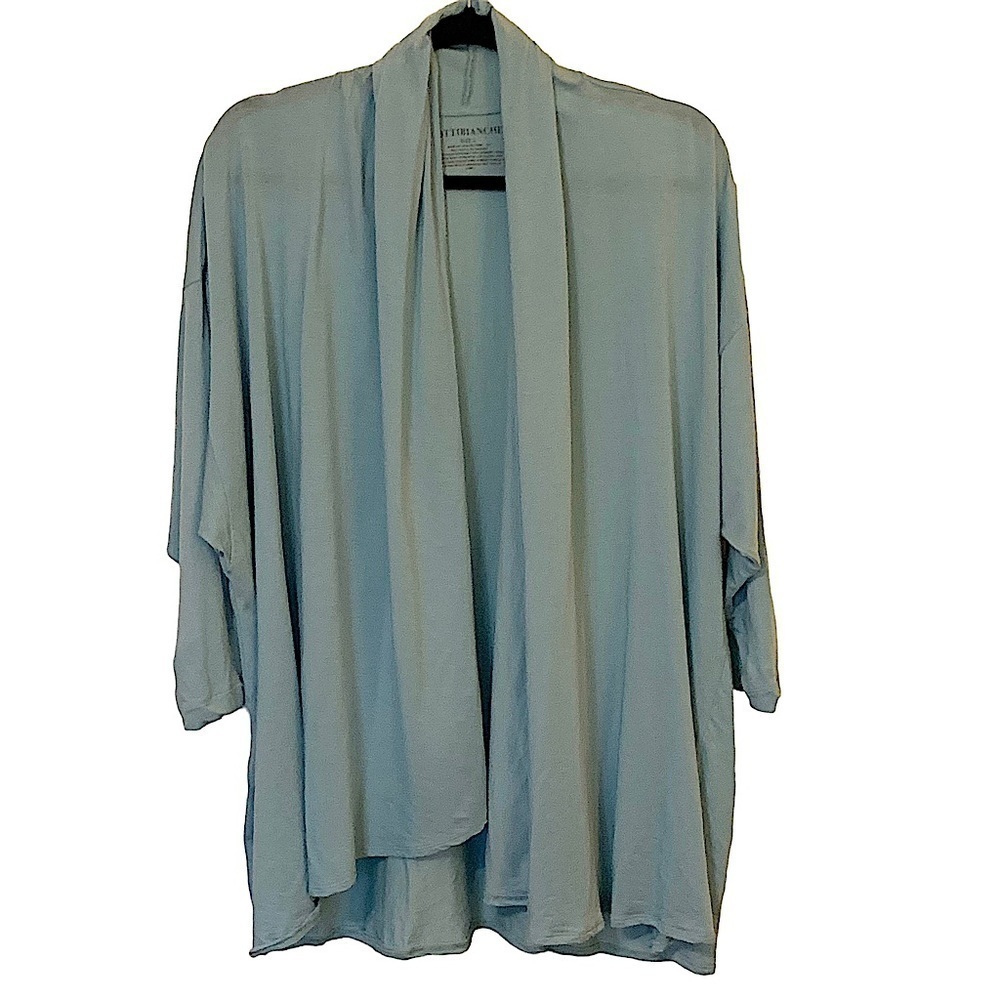 𝅺NOTTIBIANCHE Aqua Lyocell Loungewear Duster Size Large